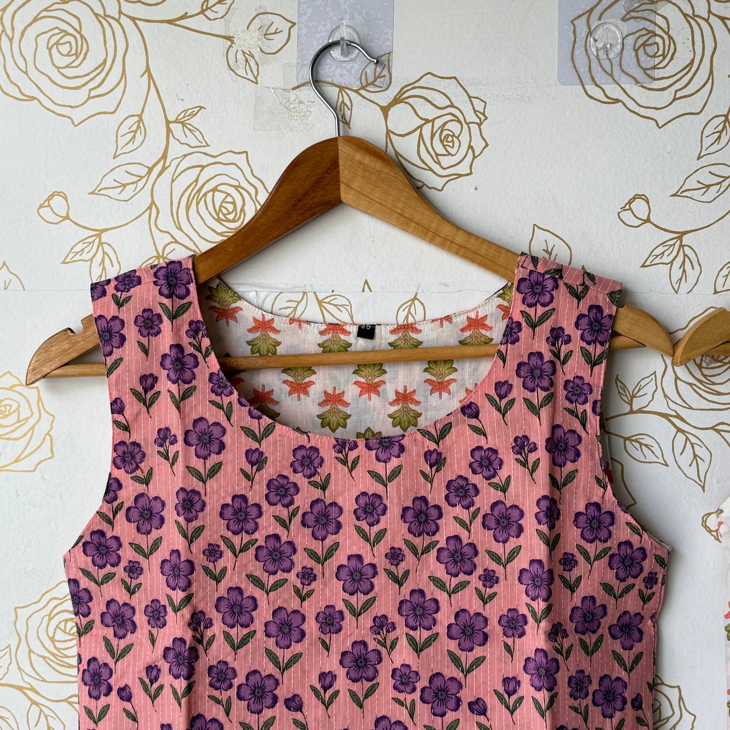 Reversible Pink and White Top