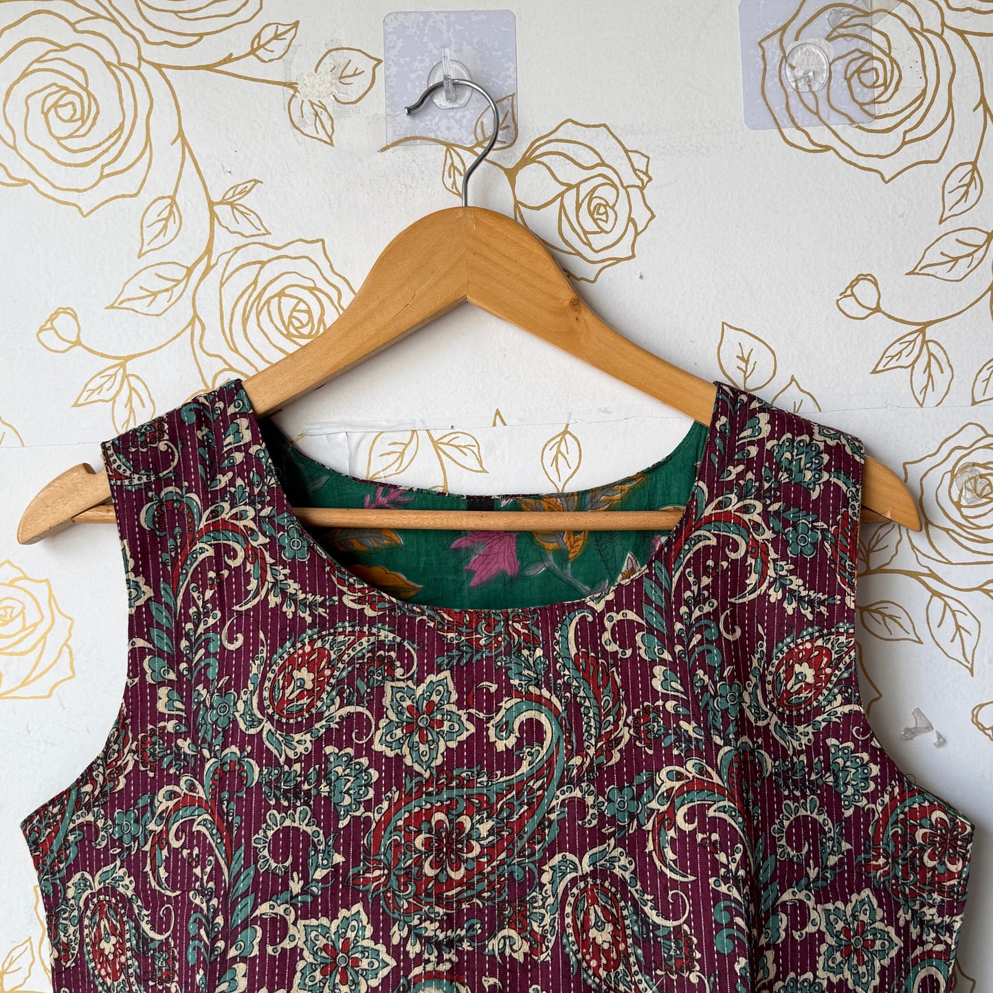 Reversible Green Purple Top