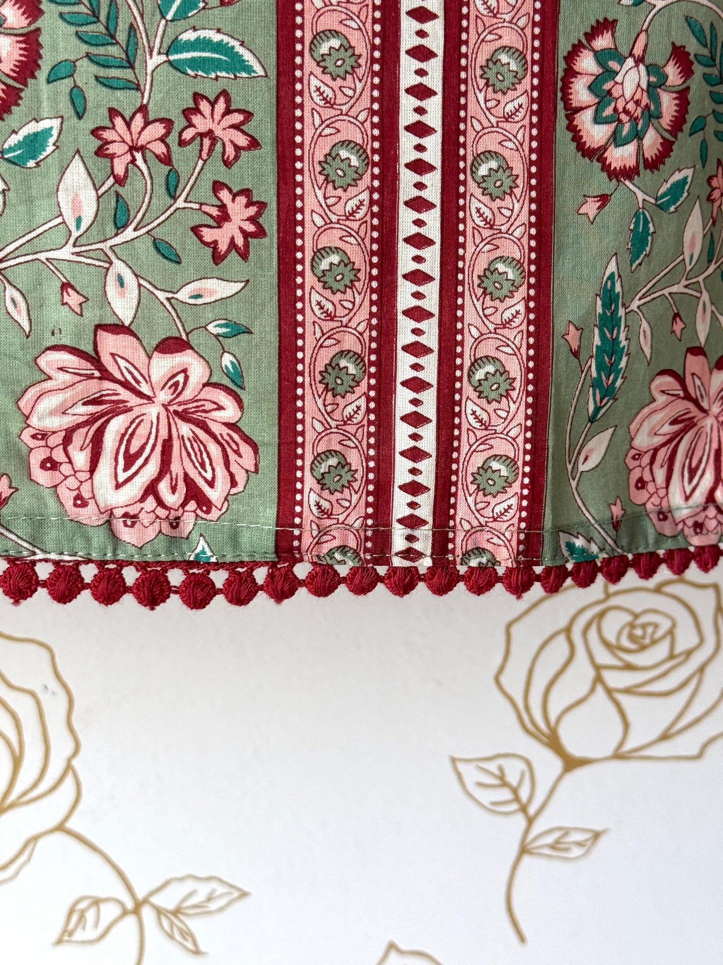 Rose Garden Sleeveless Blouse