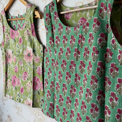 Reversible Green Top