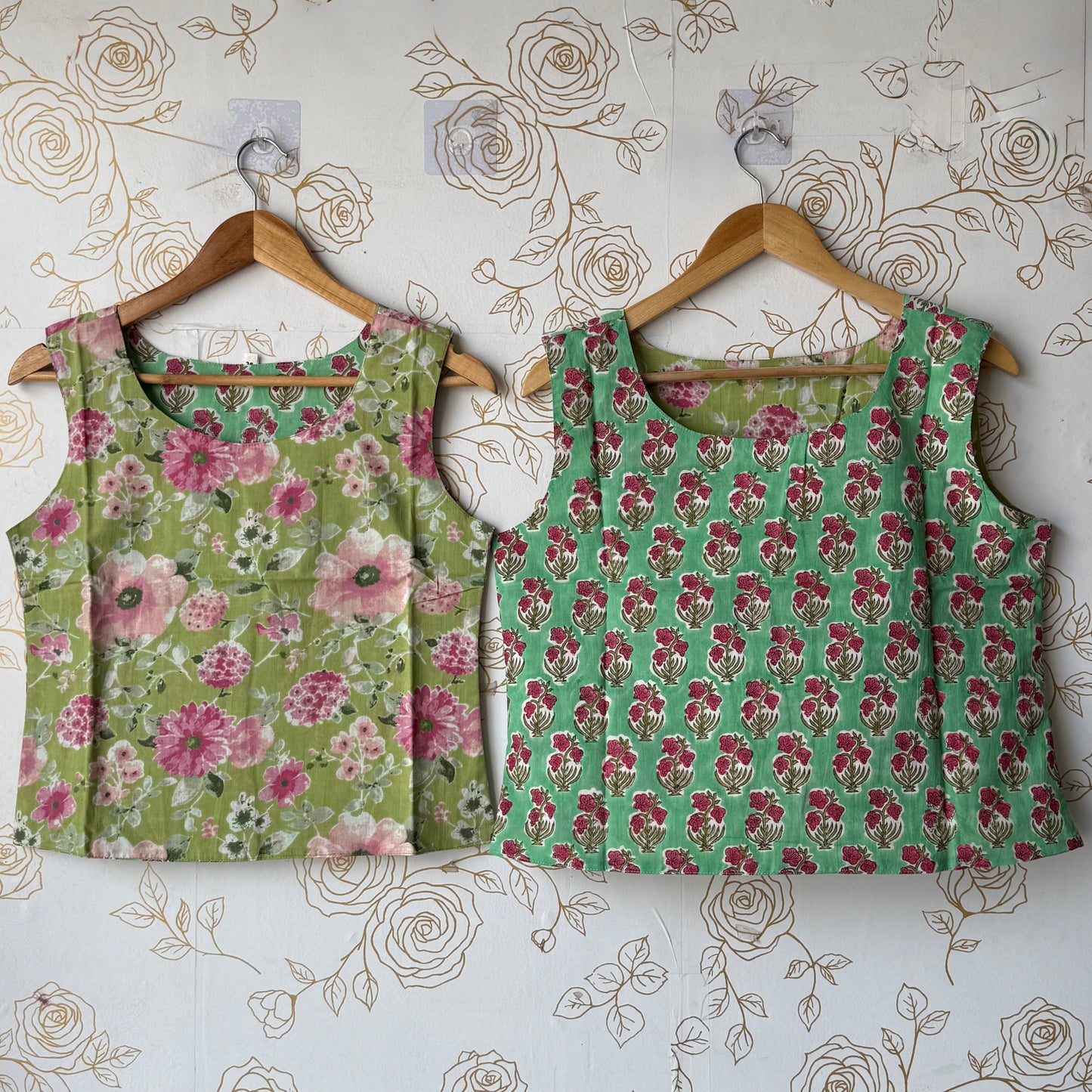Reversible Green Top