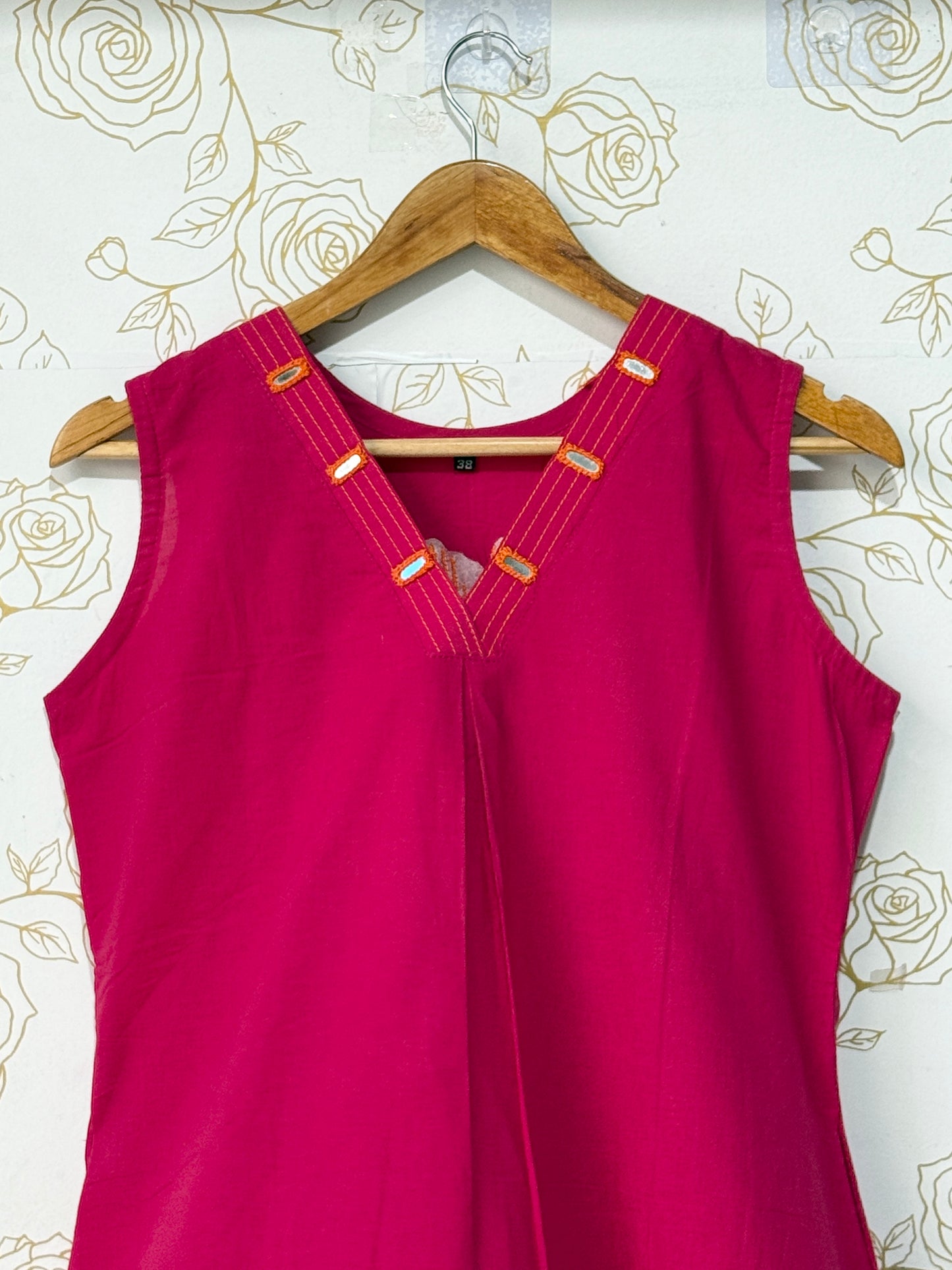 Fuchsia Mirror Detail Co-ord Set