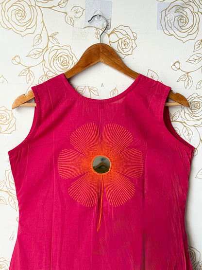Fuchsia Mirror Detail Co-ord Set