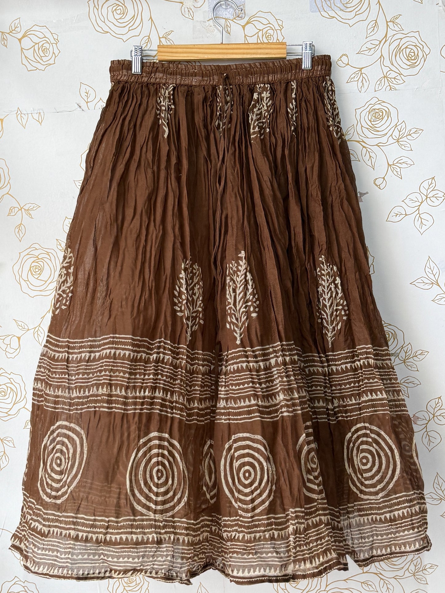 Mabel Brown Maxi Skirt