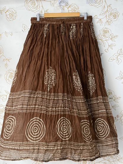 Mabel Brown Maxi Skirt