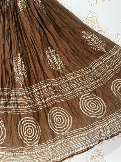 Mabel Brown Maxi Skirt