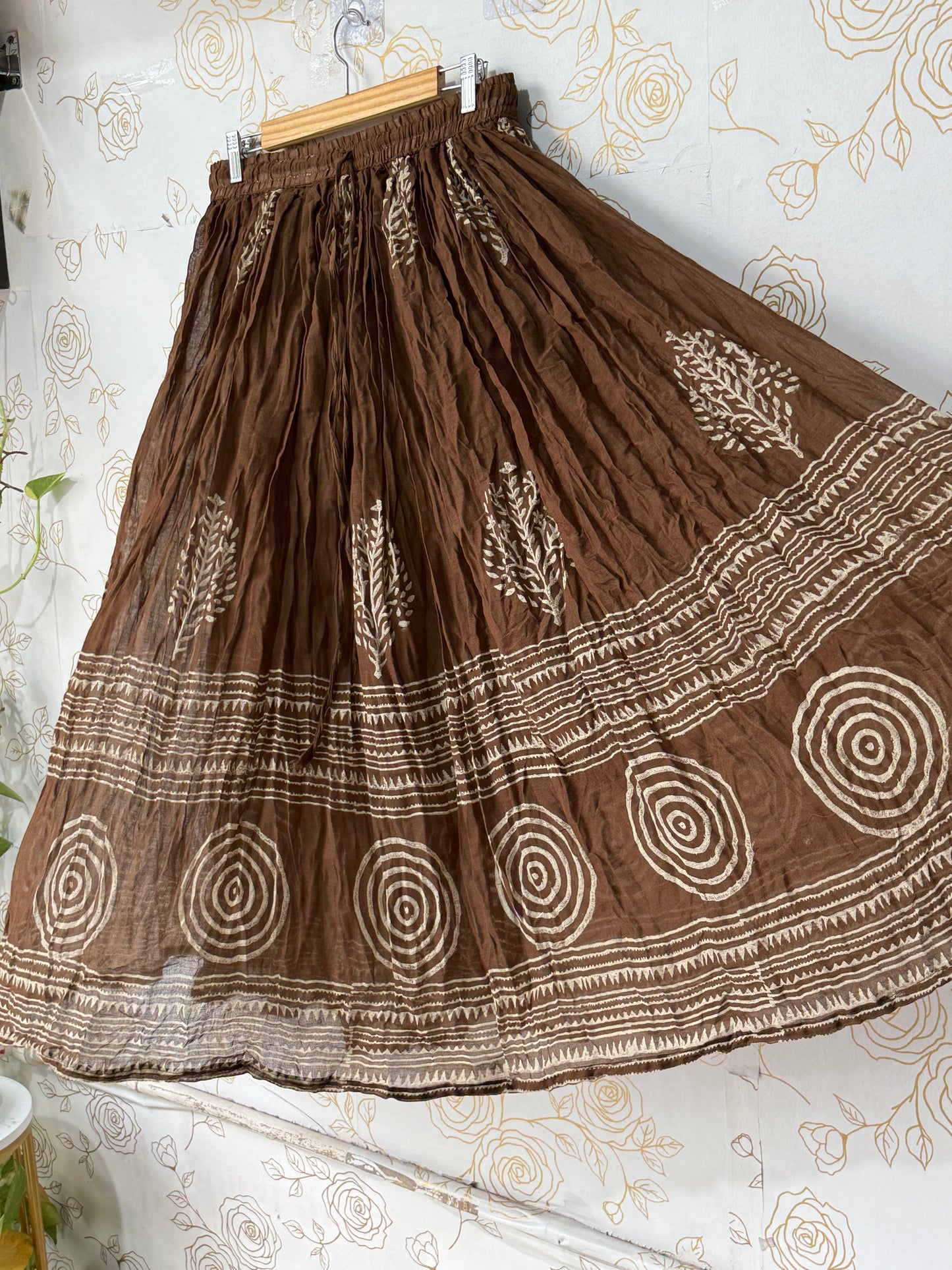 Mabel Brown Maxi Skirt