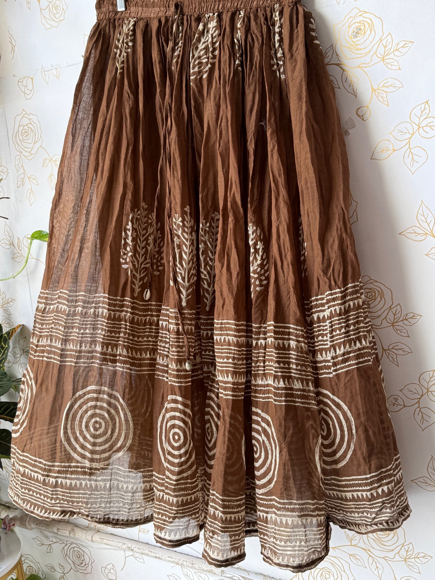 Mabel Brown Maxi Skirt