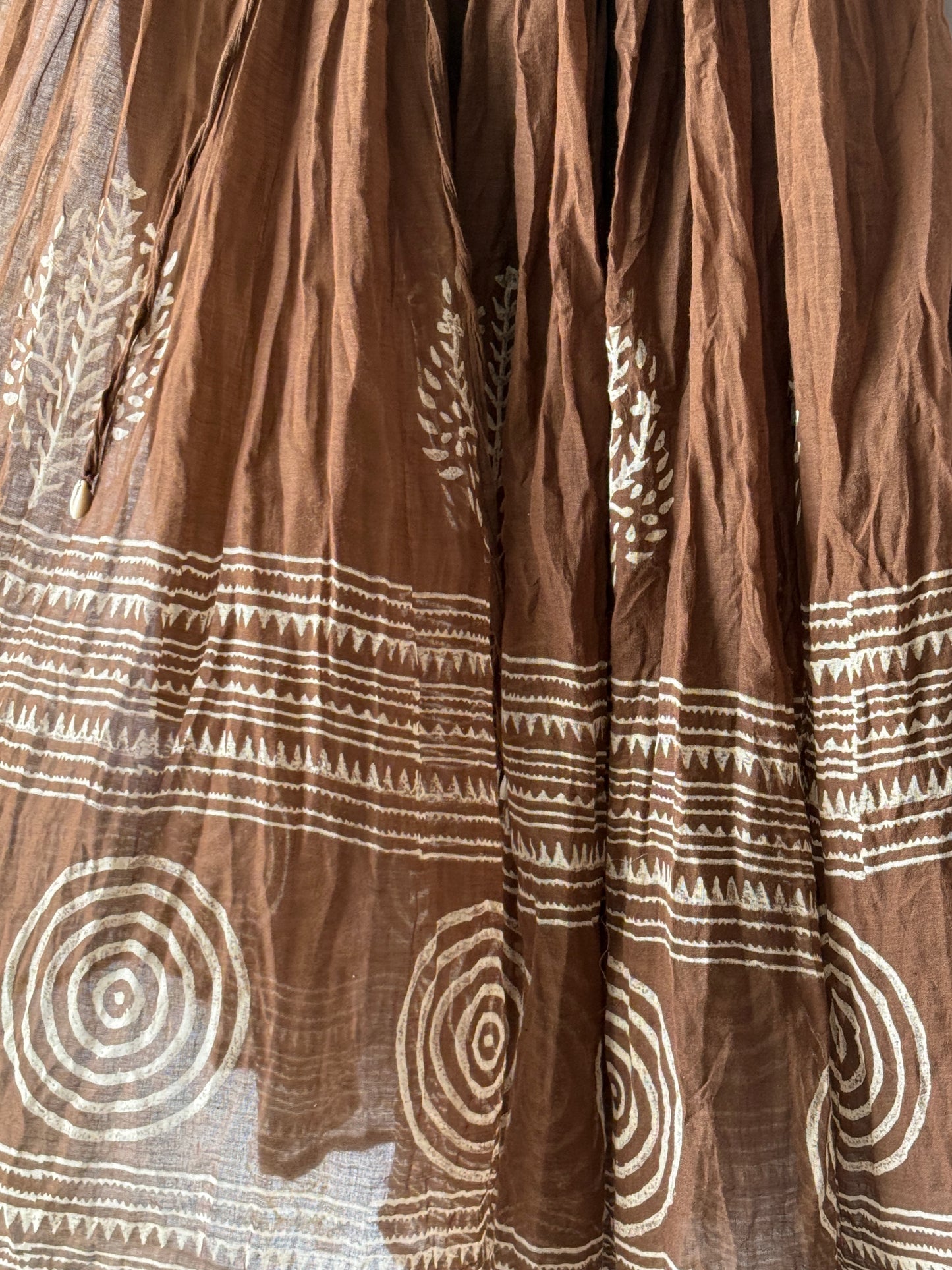 Mabel Brown Maxi Skirt