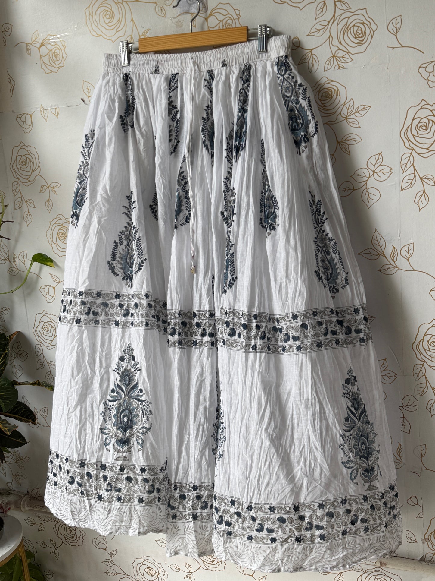 Iris Indigo Maxi Skirt