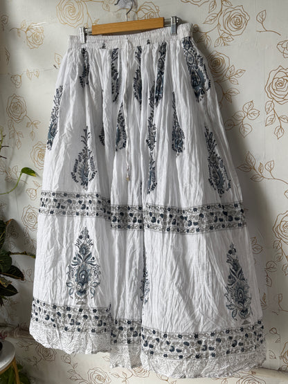 Iris Indigo Maxi Skirt