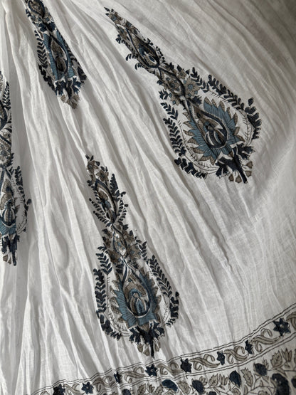 Iris Indigo Maxi Skirt