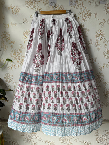 Florence Pink & Teal Maxi Skirt