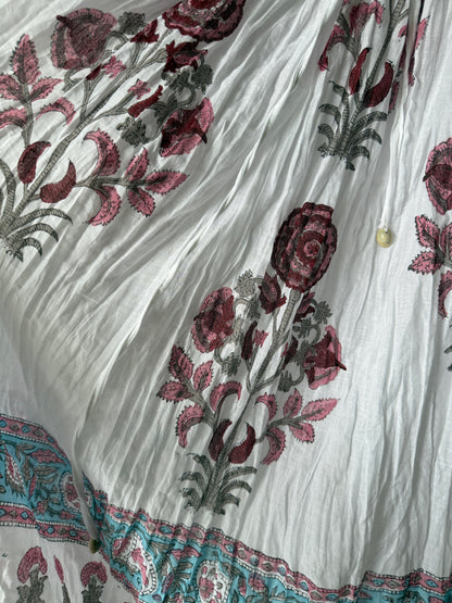 Florence Pink & Teal Maxi Skirt