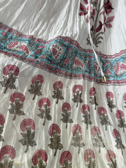 Florence Pink & Teal Maxi Skirt