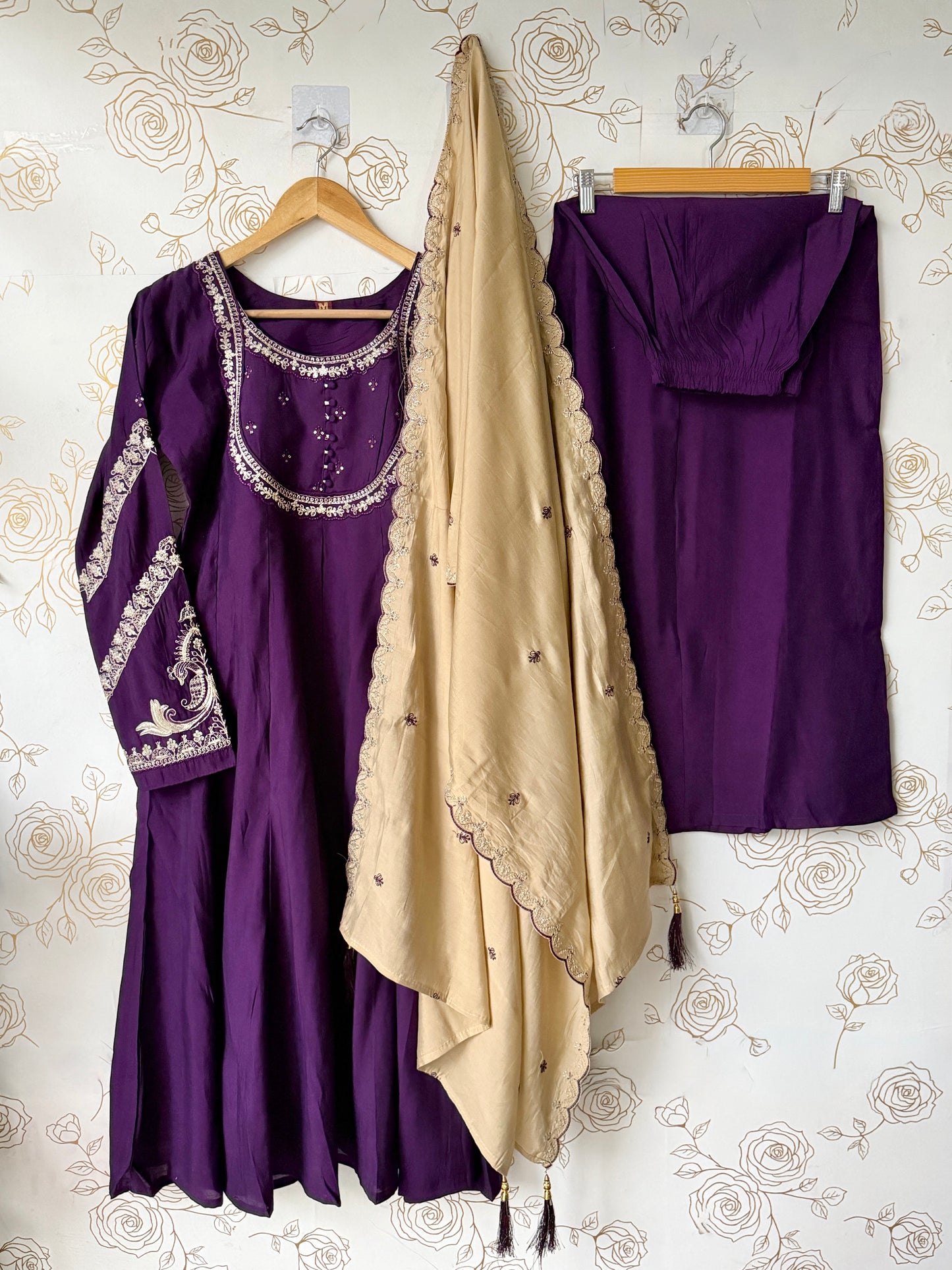 Noor Amethyst 3-Piece Co-ord Set